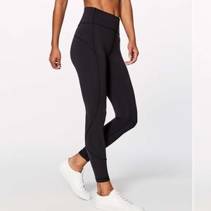 Lululemon In Movement 7/8 Everlux Leggings-Black